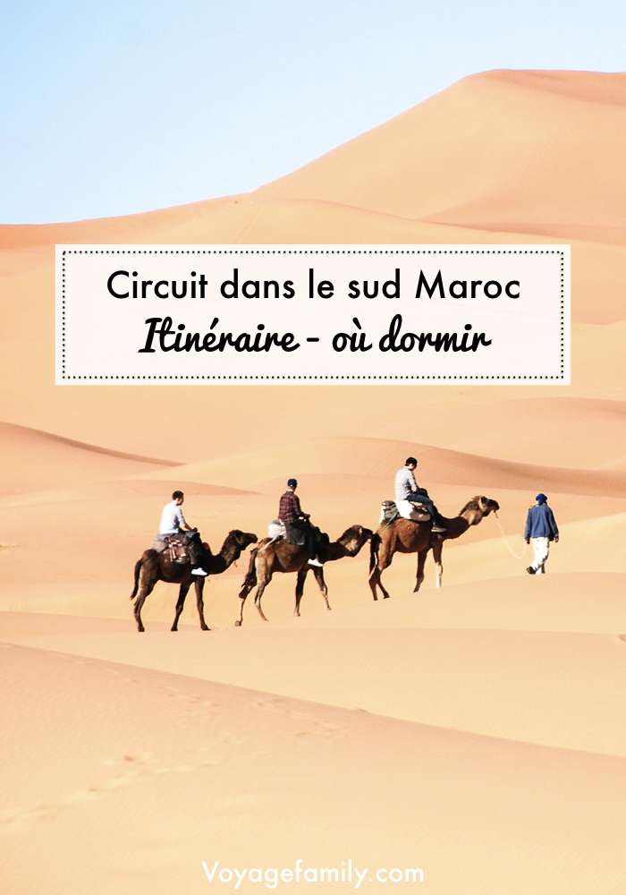 Excursion Marrakech : 10 jours dans le sud du Maroc et randonnée dans le désert en famille